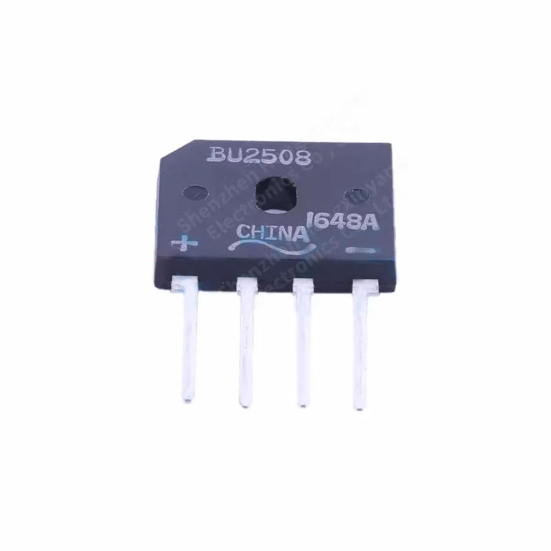 10PCS BU2508-M3/45 pacote SIP-4 diodo ponte retificador