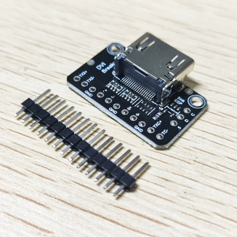 1PCS 5DVI Breakout Board Converter Compatible with All HDMI Source Signal Devices