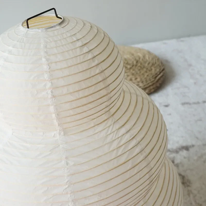 Candeeiro de Mesa Akari Noguchi Design Japonês em Papel de Arroz — foto 5