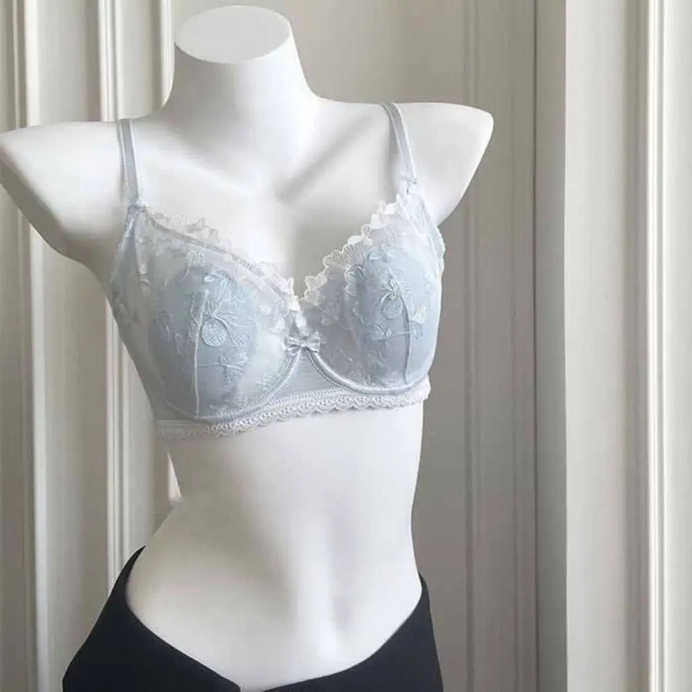 تنفس للصدمات اللاسلكية العميق الخامس الصدرية مكافحة ترهل رفع النساء الملابس الداخلية الملابس الداخلية رقيقة الدانتيل شبكة الصدرية الهدايا #4
