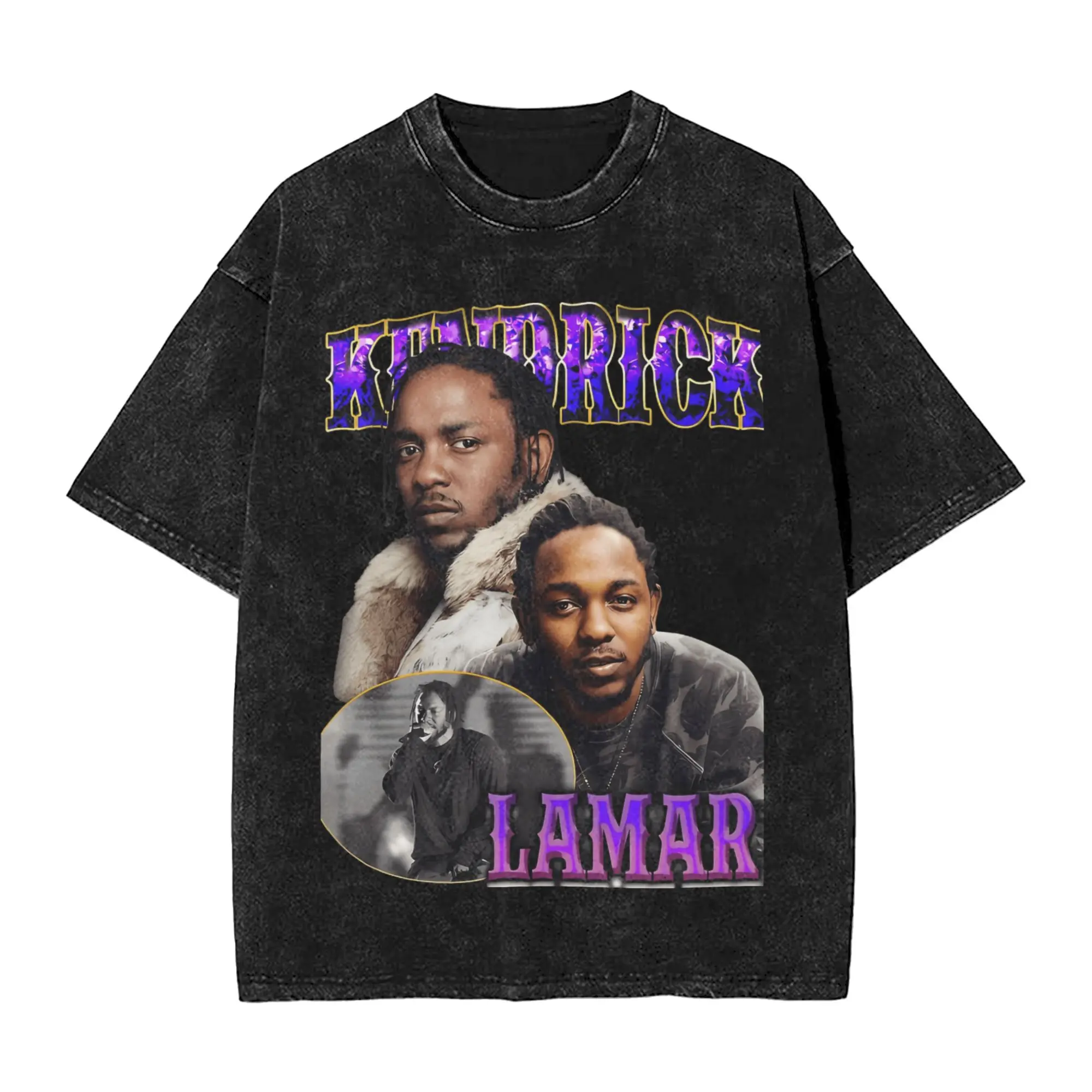 

Kendrick Lamar T Shirts Men Pure Cotton Fashion for Male T-Shirt Round Neck RAPPER Tees Short Sleeve Clothing Plus Size