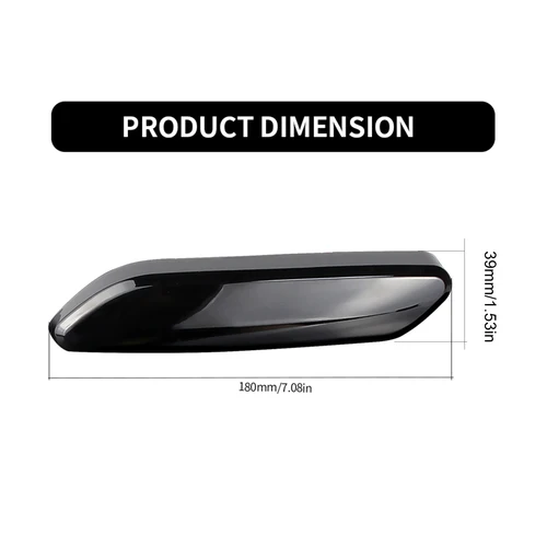 Imagen 2 del producto 2 uds luz LED de intermitente dinámica para MINI R61 PACEMAN 2012 2013 2014 2015 2016 2017 R60 COUNTRYMAN 2010-2017