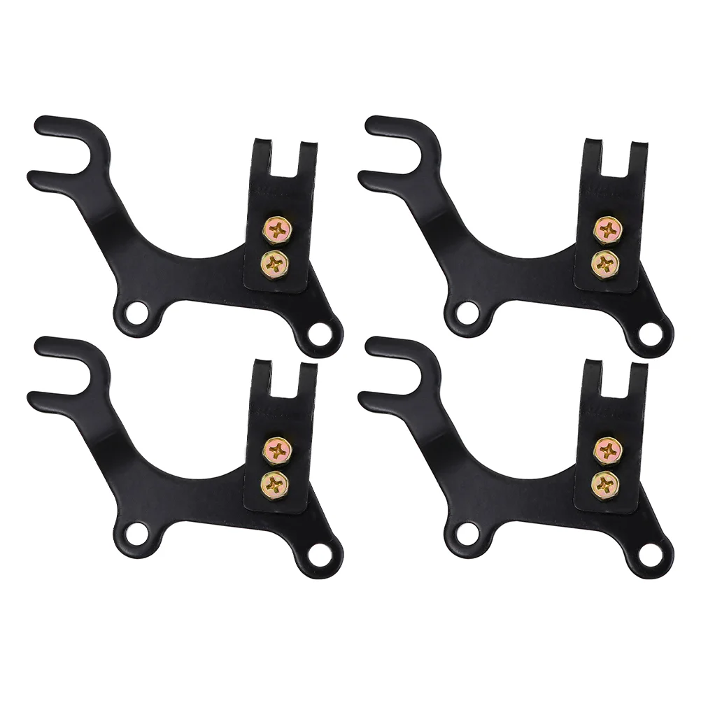 

4 Pcs Metal Disc Brake Bracket Brackets Discs Bicycles Accessories Mounting Holder