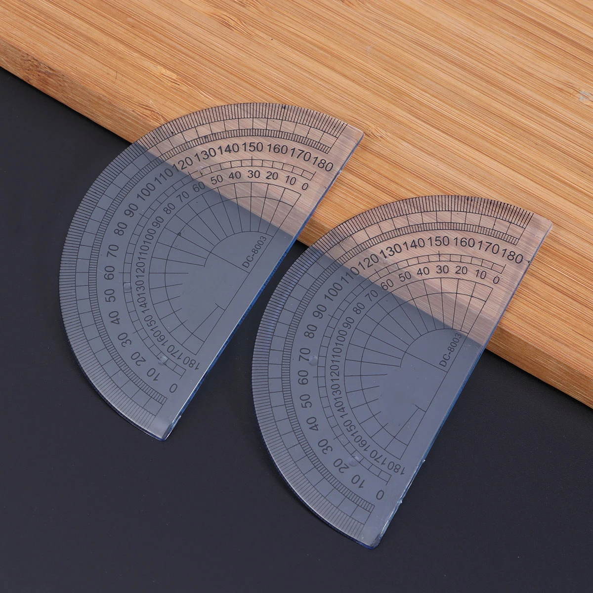 36Pcs 180 Degree Protractor Clear Plastic Ruler 10Cm 4Inch Accurate Measurement Tool for Students School Office Geometry