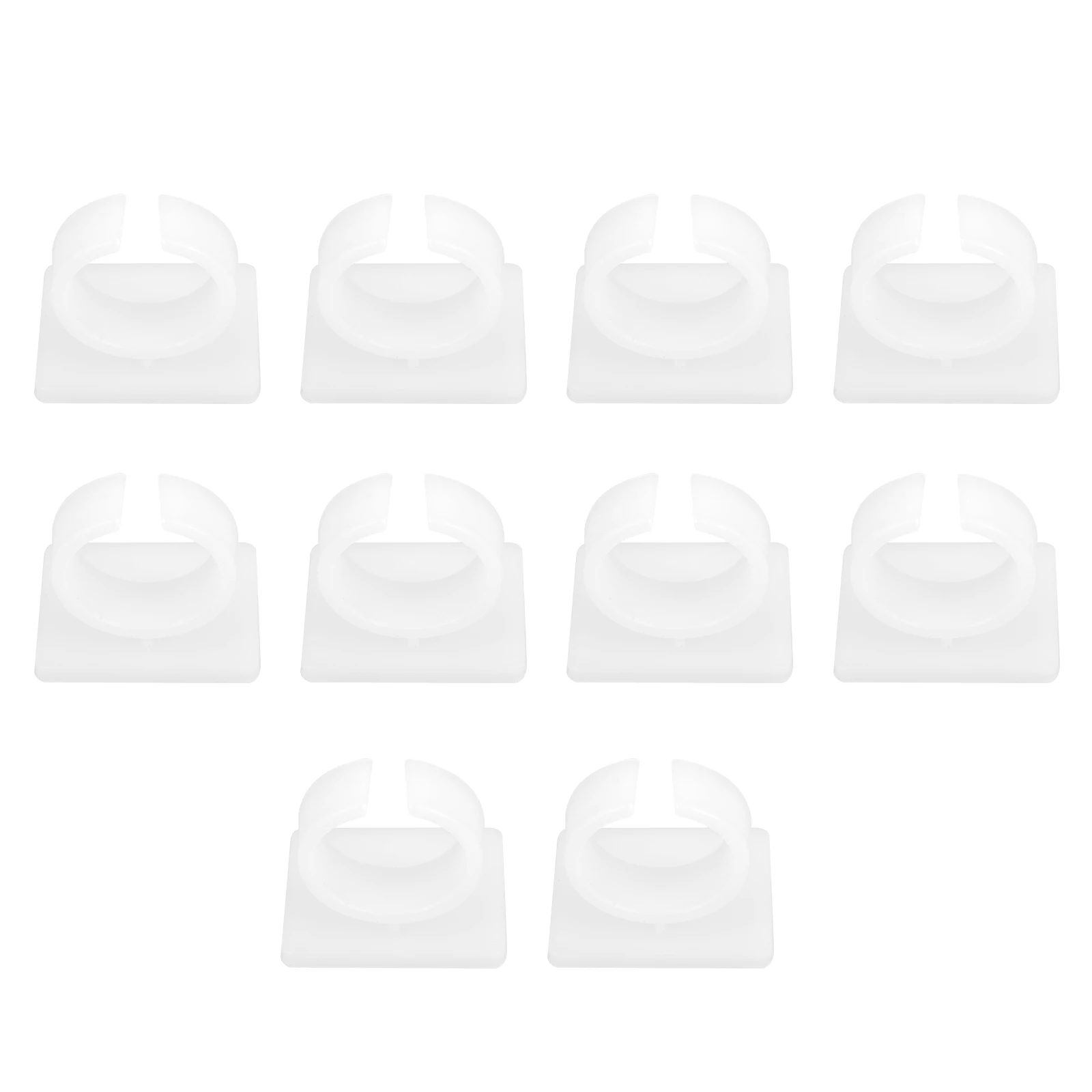 

10 Pcs Microphone Clip Desktop Karaoke Holder Clips Handheld Attachment Plastic Clamp