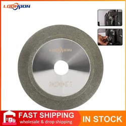 Diamond Grinding Wheel 78x12.7x10mm Grit150 Cutter Grinder Grinding Disc for Grinding Abrasive Cutting Tool 45 Degree Angle