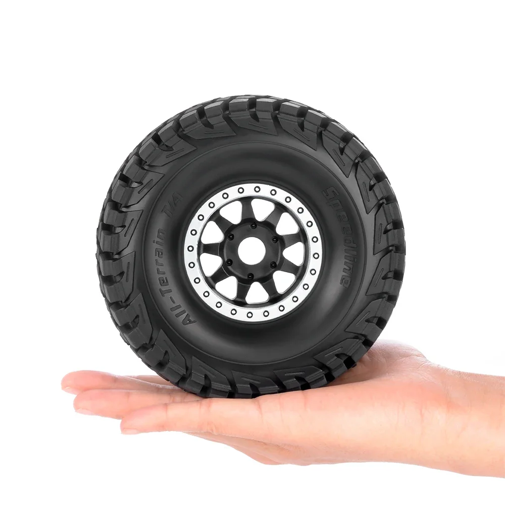 4 Stuks Rc Korte Baan Truck Banden 1/7 $ schaal 137.5x55mm Off-Road Terrein Banden met 17mm Adapter ARRMA Mojave FsR Upgrade Onderdelen