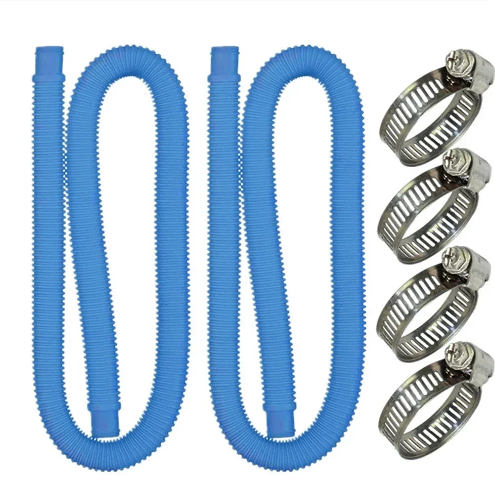 2x 1-1/4 Inch Pool Sand Filter Pumps Hose Swimming Pools Pump Replacement 11535 Interconnecting Hose For Intex Pool Accessories