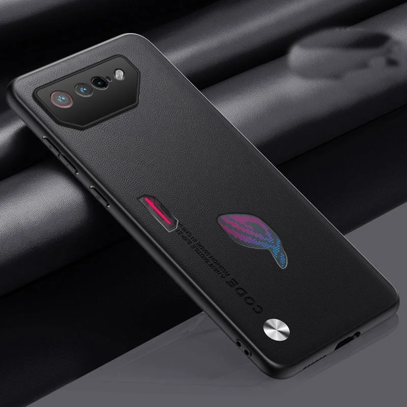 

For Asus ROG Phone 7 Case Luxury Camera Protection Leather Back Case Cover for Asus ROG Phone 7 Phone Case ROG Phone7 Bumper