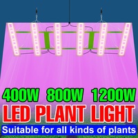1200W LED Grow Lights Full Spectrum Quantum Board Plant Hydroponics Lamp US/EU Plug For Indoor Greenhouse Moss Flowers Vegetable
