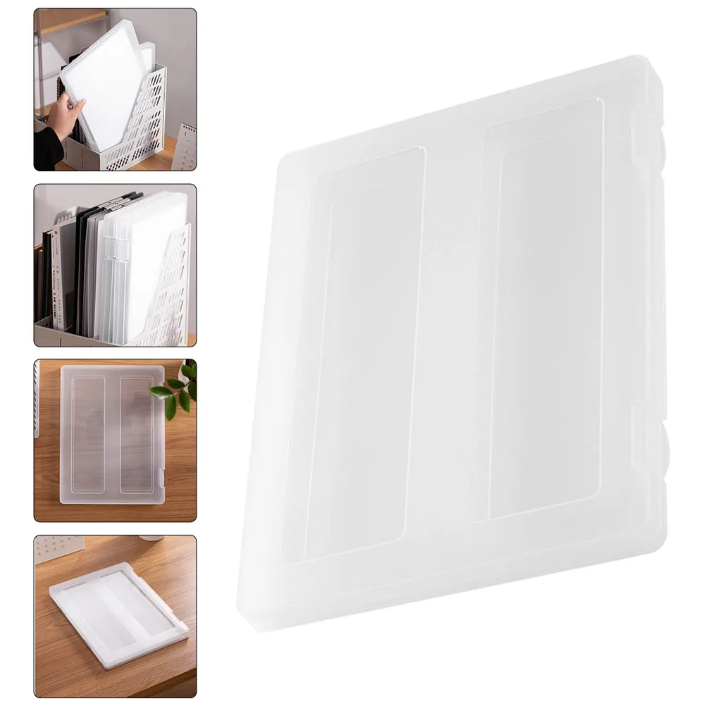 

Transparent File Plastic Paper Organizer Storage Box Documents Box Storage Folder Documents Certificate