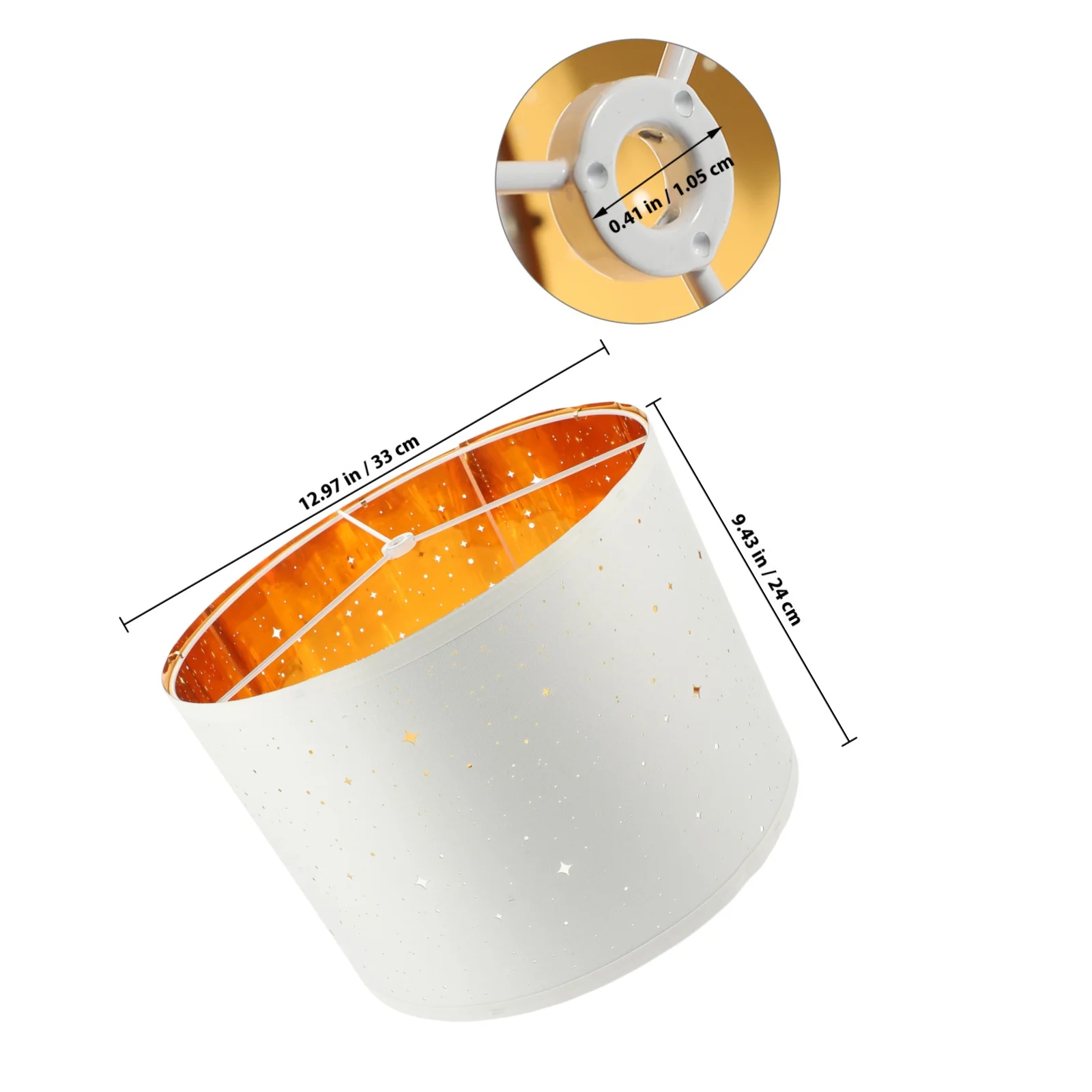 عاكس الضوء على شكل طبل من القماش، شكل بسيط، قماش قوي، غطاء خفيف، غطاء مصباح منزلي عالمي، عملي للاستخدام اليومي