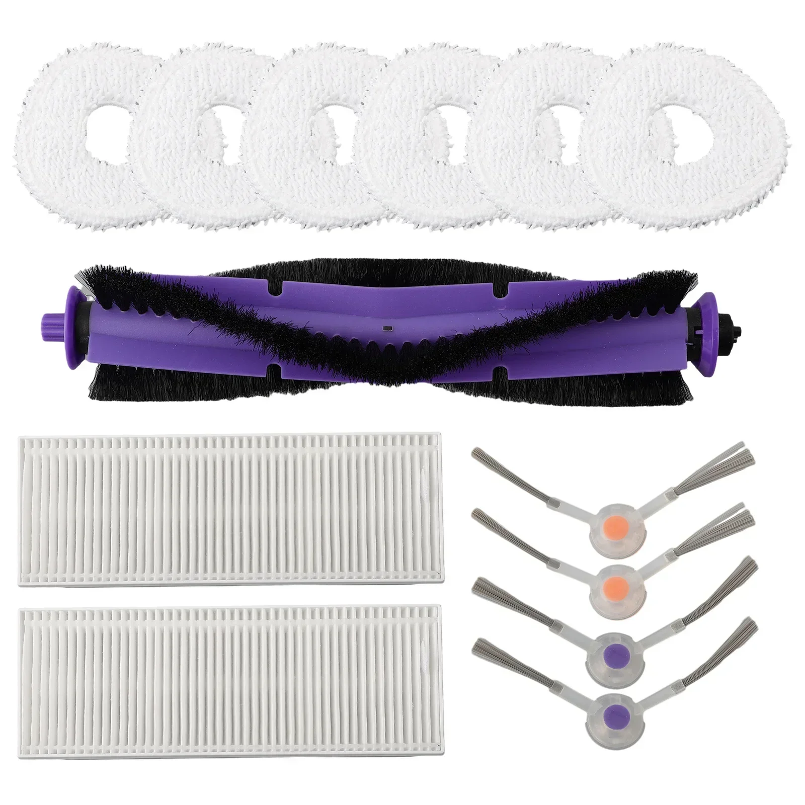 Enhance your For NARWAL Freo's cleaning performance with this complete Accessory Kit Main Brush Side Brush Wipes Filters