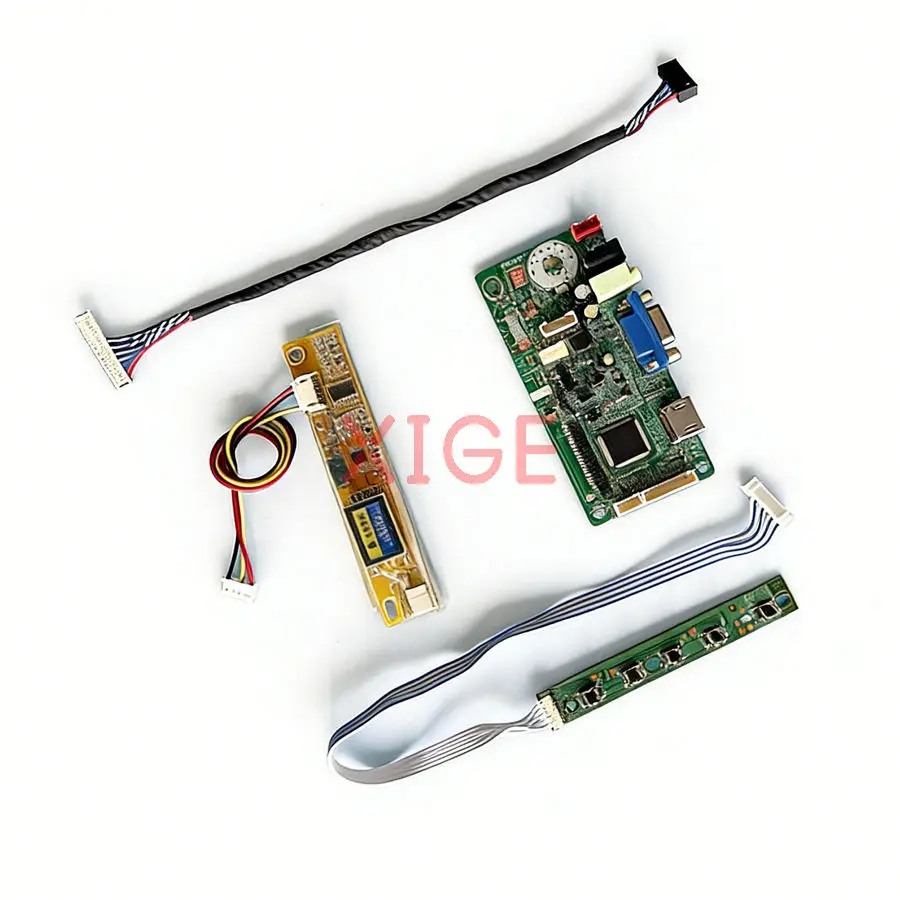 

Для QD14TL01 LP141WX3 LP141WX1 QD14TL02 Контроллер ЖК-монитора Плата привода DIY Kit 1-CCFL LVDS 30-контактный 1280*800 HDMI + VGA 1280x800