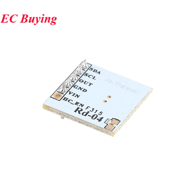 10Pcs/1pc RD-04 10G Radar Sensor module 10.525GHz Human Body Micro Motion Sensing Rd04 XBR818 Low Power Module Onboard Antenna