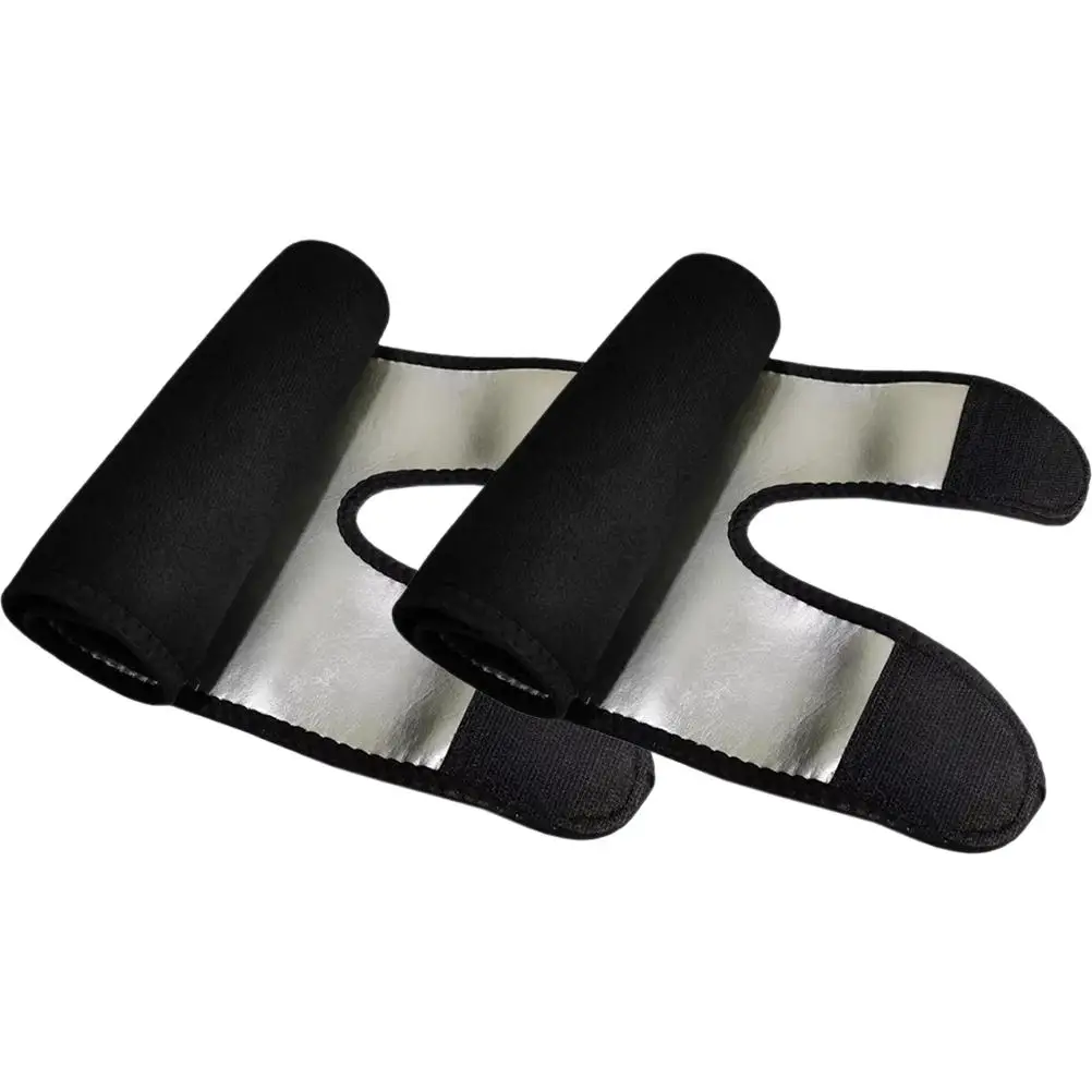 

Silver Ion Leg Belt 1 Pair Sauna Thigh Wraps Adjustable Bands Fitness Running Yoga Sports Weight Loss Tightening Trainers