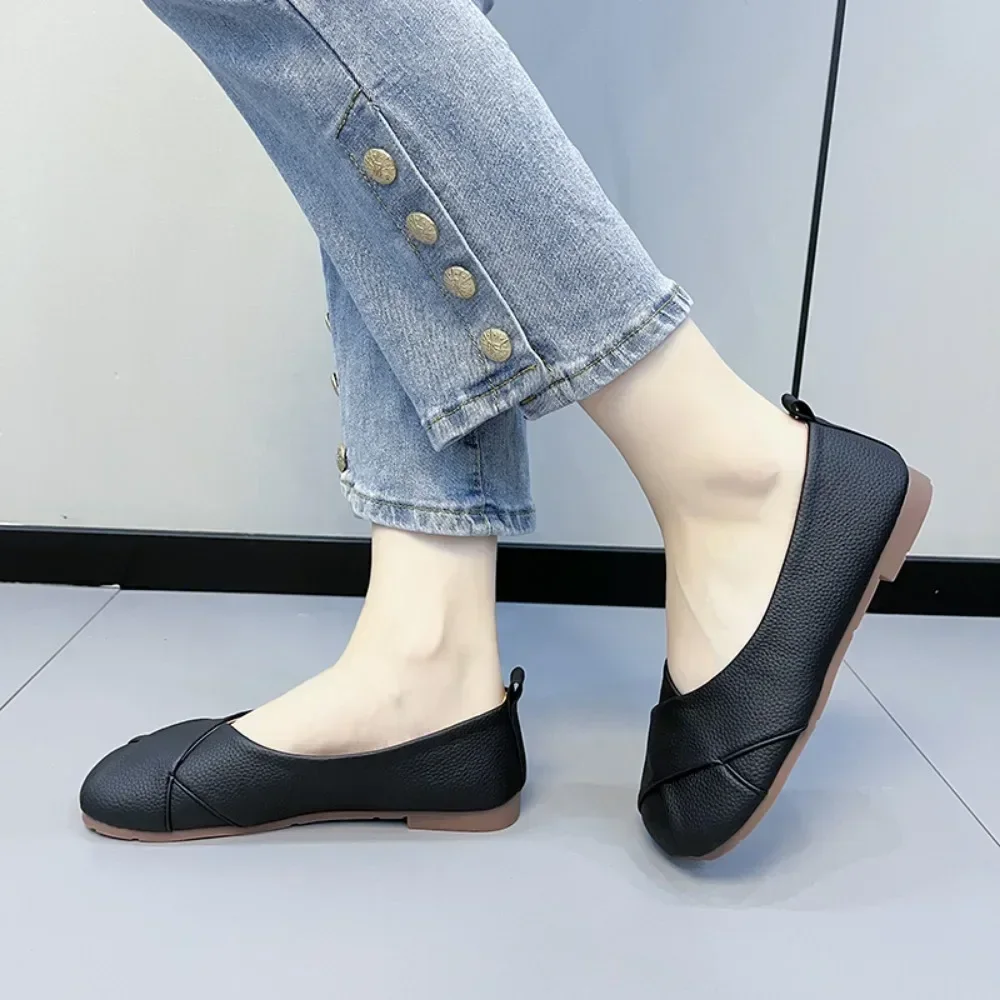 Shoes for Women 2024 New One Pedal Light Women\'s Casual Shoes Shallow Slip on Ladies Walking Shoes Female Breathable Flats