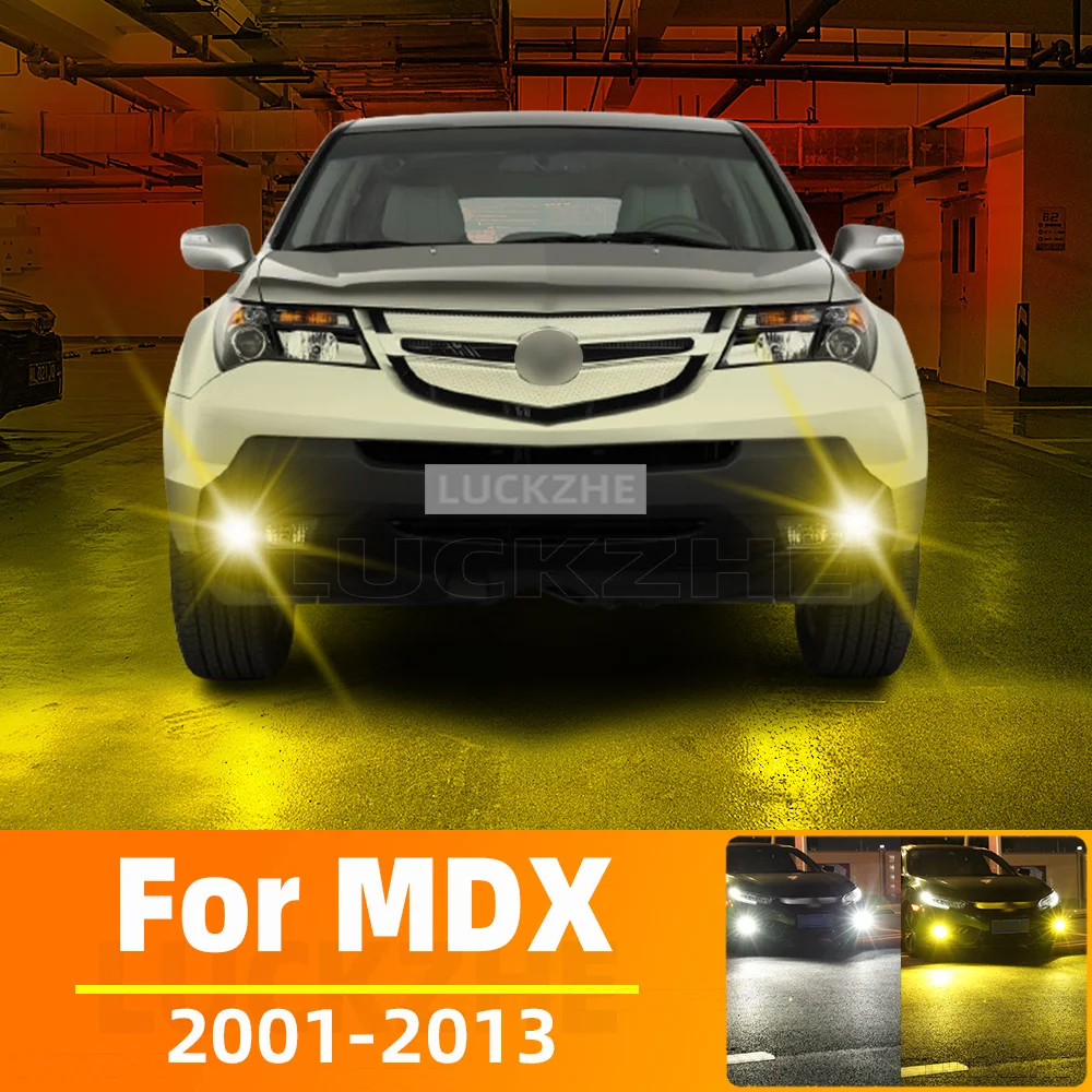 2pcs LED Fog Light For Acura MDX Accessories 2001 2002 2003 2004 2005 2006 2007 2008 2009 2010 2011 2012 2013