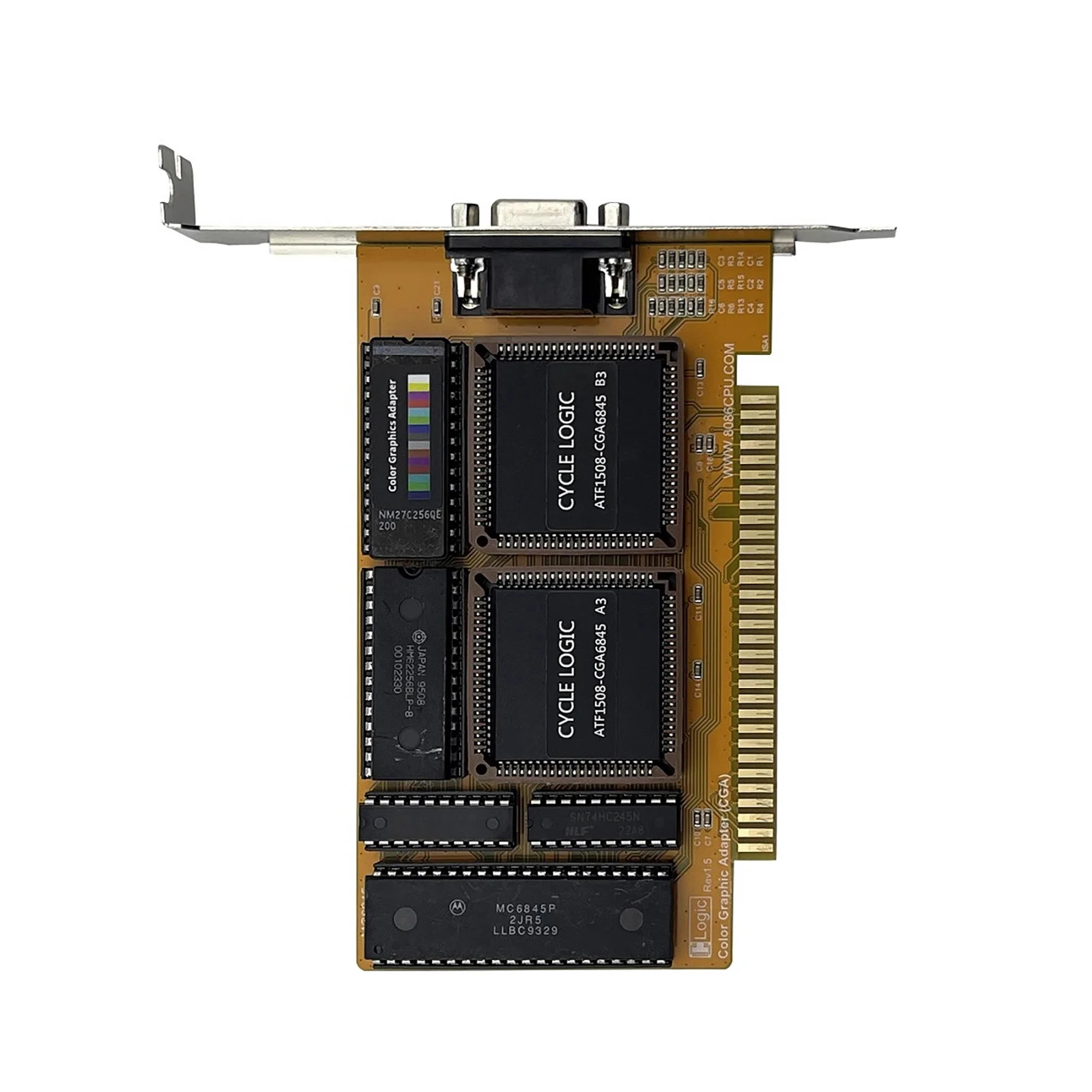 بطاقة رسومات CGA مع واجهة ISA ، 16Kb ، محول رسومات ملونة ، مناسب لينوفو ، كمبيوتر شخصي