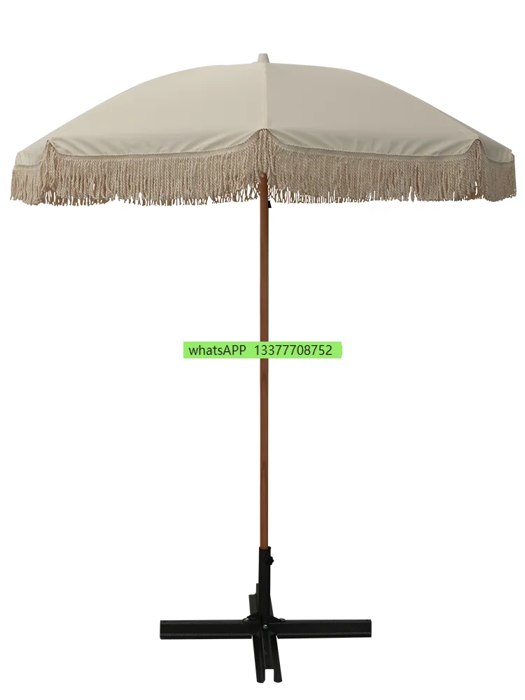 Outdoor Sun Umbrella Sun Umbrella Beach Patio Umbrella Sun Protection Small Villa Outdoor Balcony Garden Portable