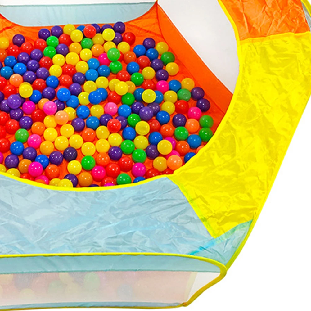 Kids Teepee Game Tent Castle Play Single Layer Playhouse Orange Child