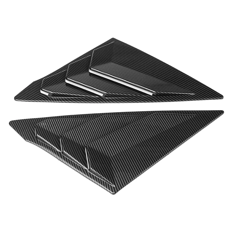 

Leading-Rear Window Louver Cover Window Louver Shutter Cover Carbon Fiber Color For Honda Civic 2022 2023