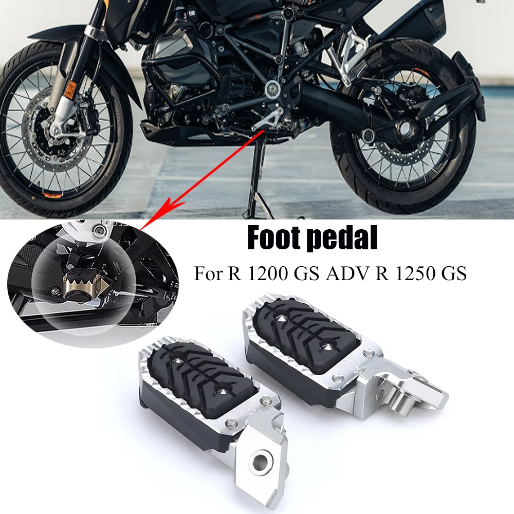 

R1250GS R1200GS Motorcycle Front Foot Pegs Adjustable Footrest Footpegs For BMW R 1200 GS ADV R 1250 GS Adventure ADVENTURE