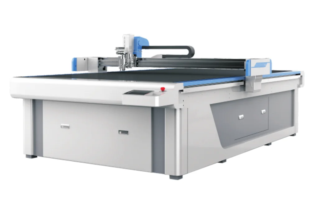 Jindex Automatic Single Layer Rubber Cutting Machine Soft Glass and Rubber Cutting Machine