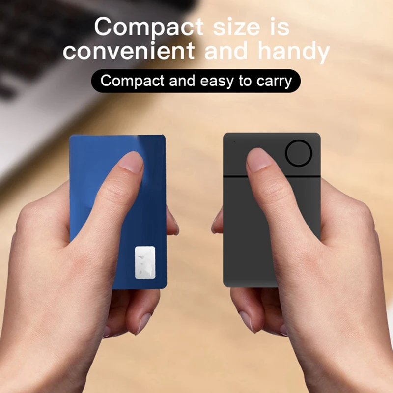 Localizzatore Icard wireless per Trova la mia app Bluetooth controllato a livello globale che traccia Smart Tag Droppshipping Localizzatore di documenti A