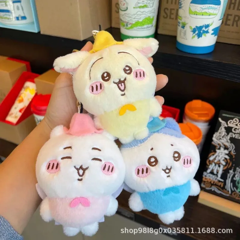 

Miniso Japanese Cute Self-deprecating Bear Flower Fairy Series Xiaobaji Ikawa Bag Hanging Decoration Keychain Doll Pendant