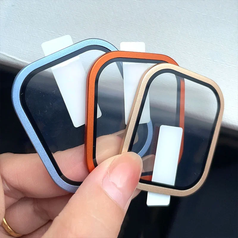 2 Stück HD Metall-Hartglas für Apple Watch Ultra 3 49mm Displayschutzfolie Kratzfester Stoßfänger Vollschutzfolie für IWatch Ultra 2 49mm – Detail 10