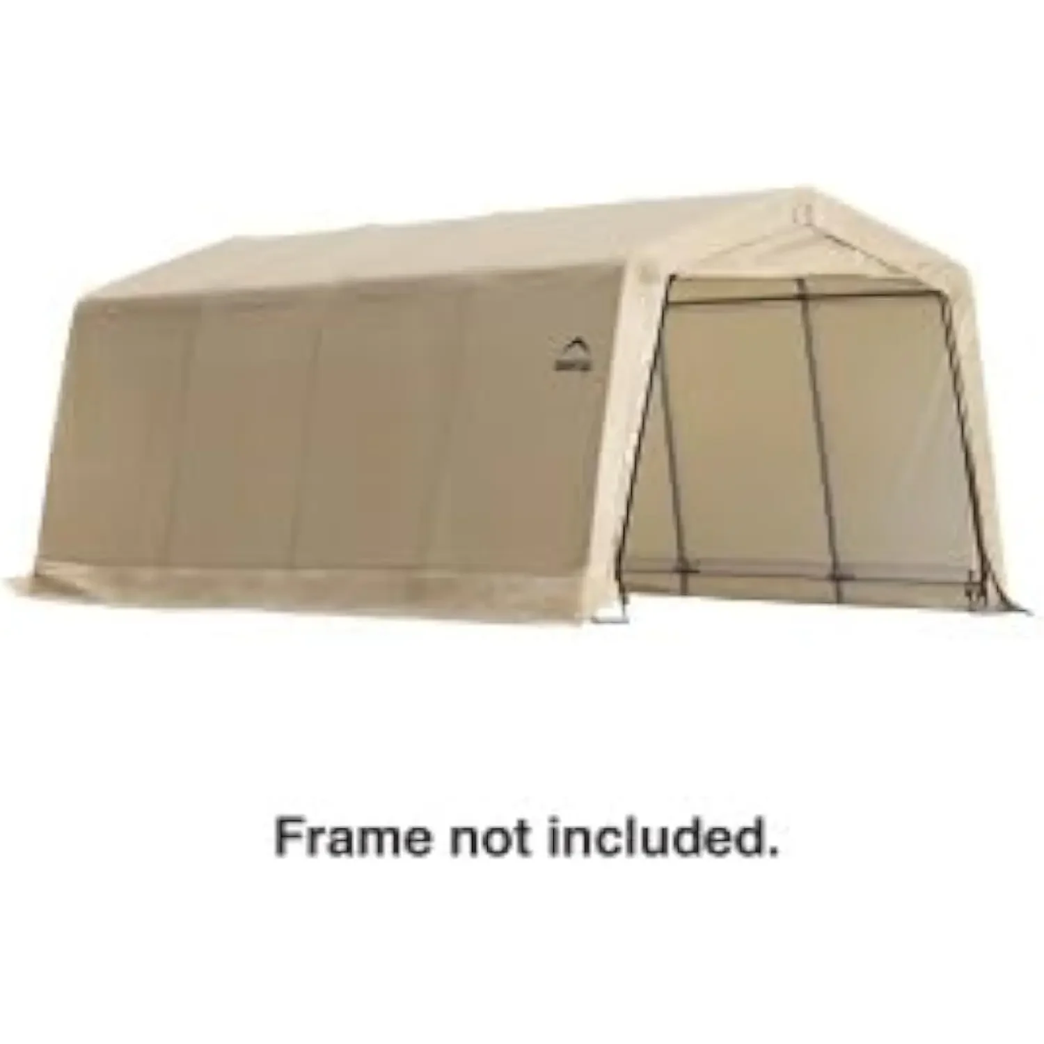 AutoShelter 10 x 20 ft. Replacement Cover kit Peak 7 oz Sandstone