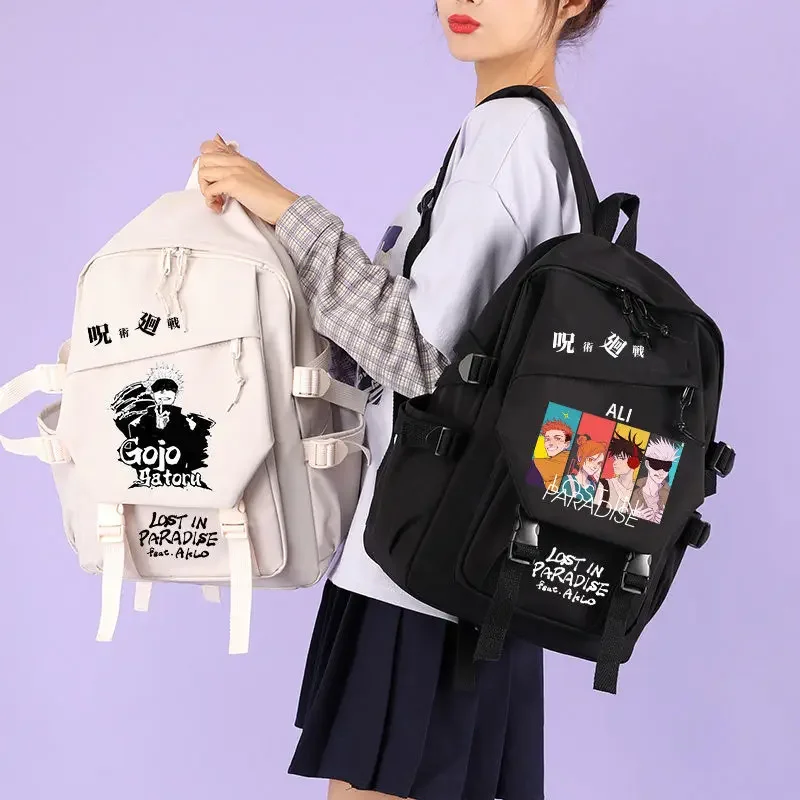 Jujutsu Kaisen anime printed school bag knotweed Japanese cartoon junior high school student backpack personalized birthday gift