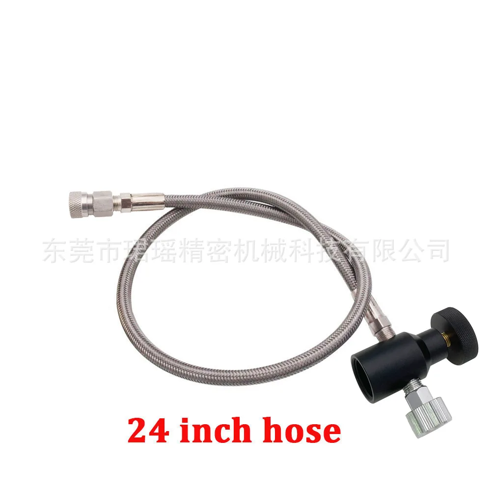 

2Pcs carbon dioxide quick inflation connector G1/2 inflation connector with table 36 inches (for non-soda use)