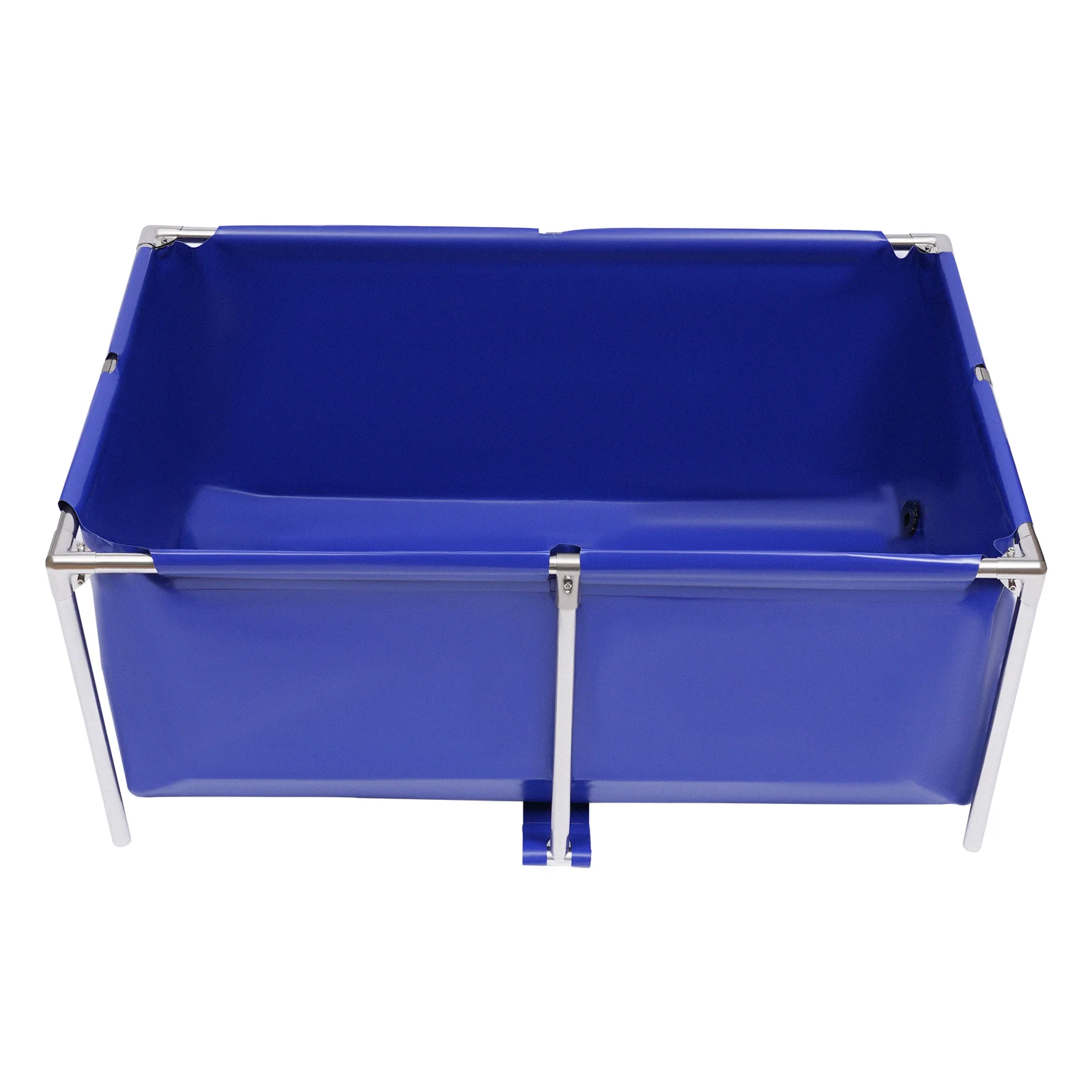 Blue Cuboid Canvas Fish Pond Aquarium Fish Water Tank Coating Koi Breeding Pond Ornamental Swimming Pool Water-proof Coating