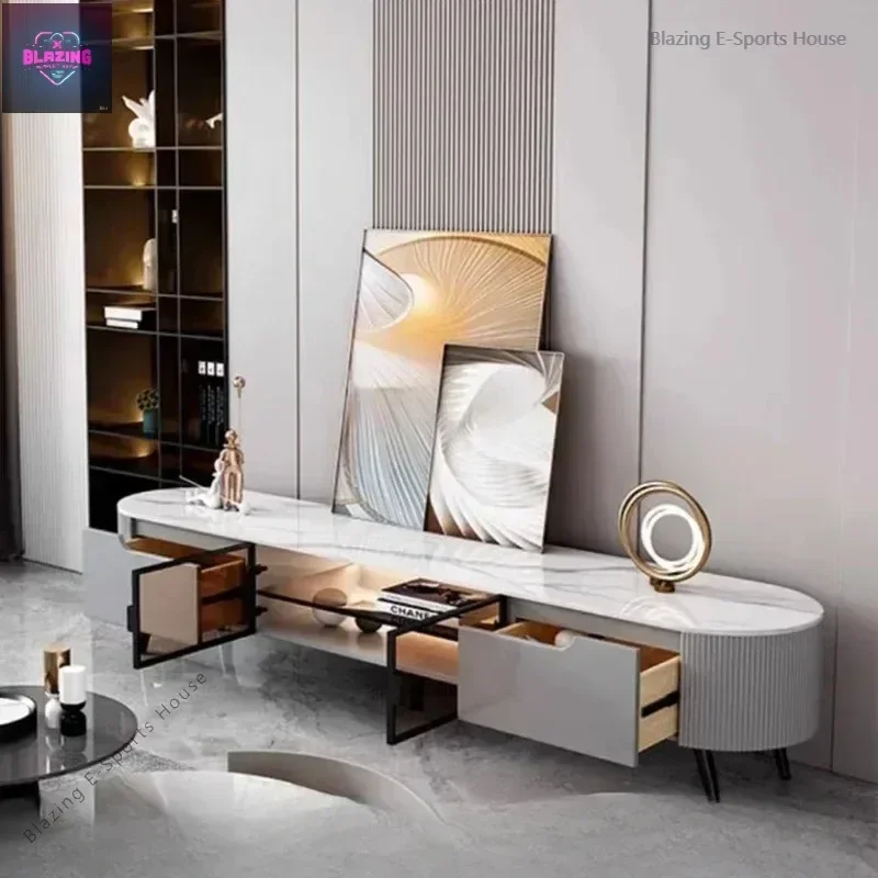Monitor Stand Design Furniture Floating Tv Media Console Modern Living Room Nordic Cabinet Muebles Tv Salon Storage Complete