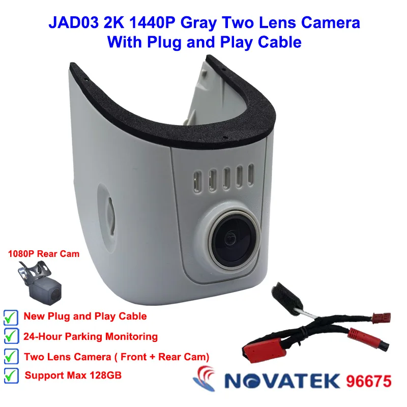 Plug En Play 4K 2K Auto Dvr Dashcam Voor Audi A3 A4 A5 A6 A7 A8 Q3 Q5 Q7 B4 B5 B6 B7 B8 B9 8V C5 C6 C7 8P 8V Rs Tt 2016 ~ 2023