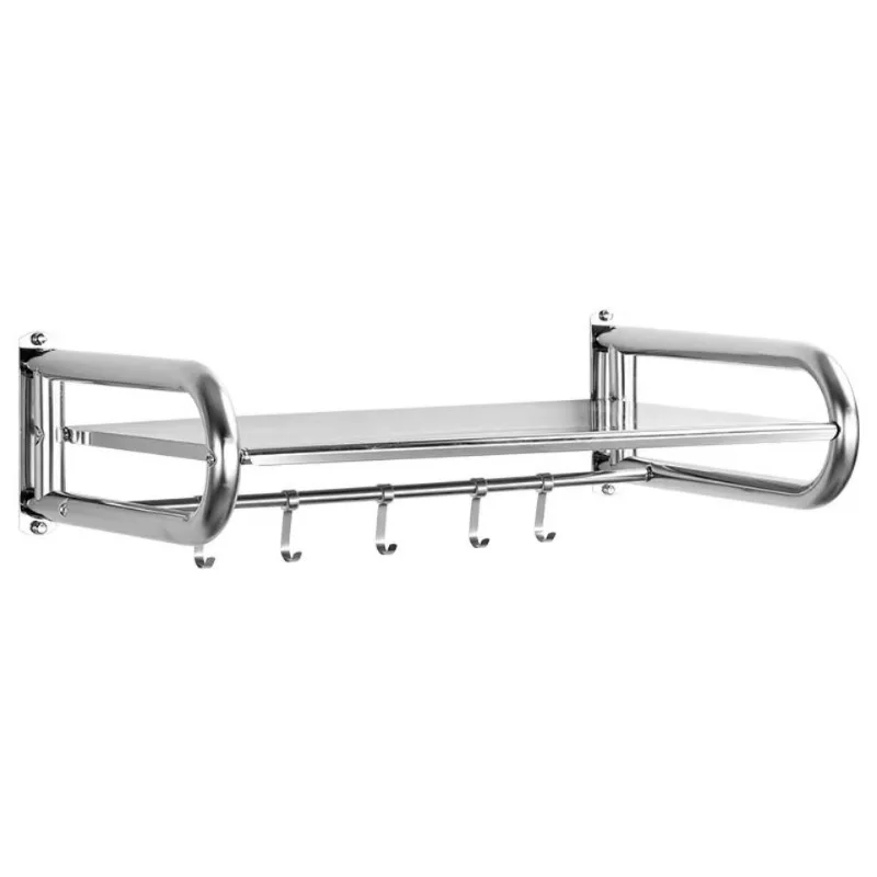 

Thickened stainless steel kitchen oven rack, restaurant wall-mounted microwave oven rack