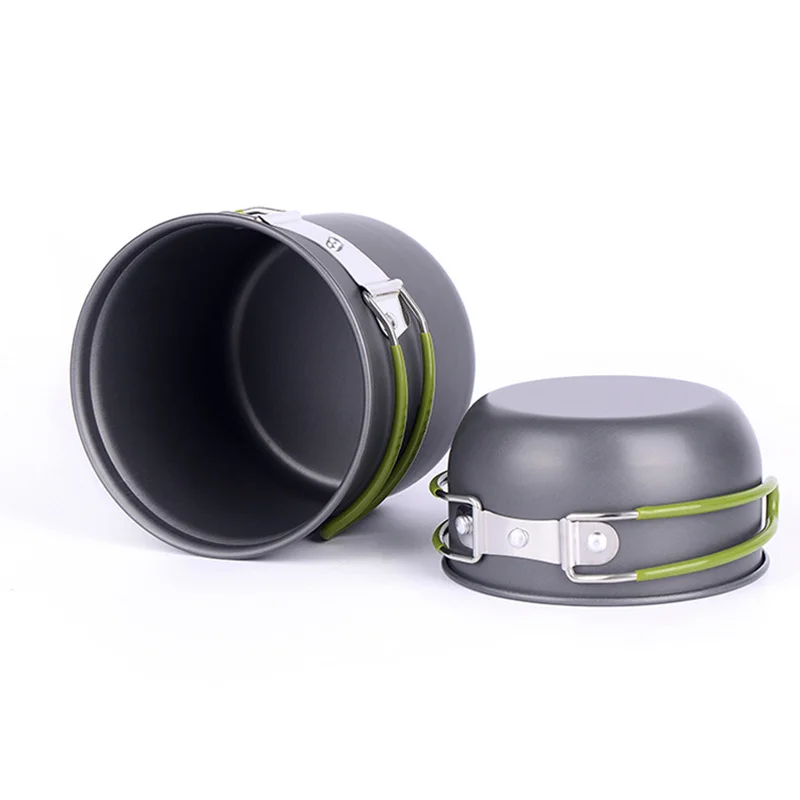 Outdoor Ultralight Camping Pot Set For Hiking Trekking Mount Portable Emergency Field Supplies