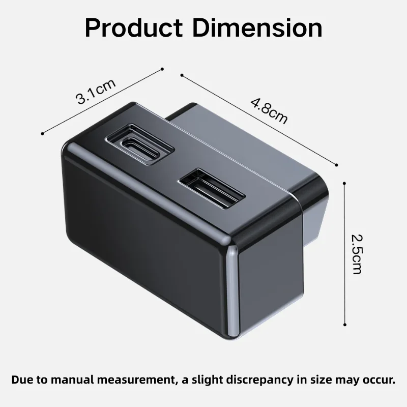 قسط سيارة obd محور شاحن ل تسلا نموذج 3/Y/X/S USB & Type-C المزدوج obd2 الفاصل شاحن محولات مزدوجة اكسسوارات السيارات والهاتف #6