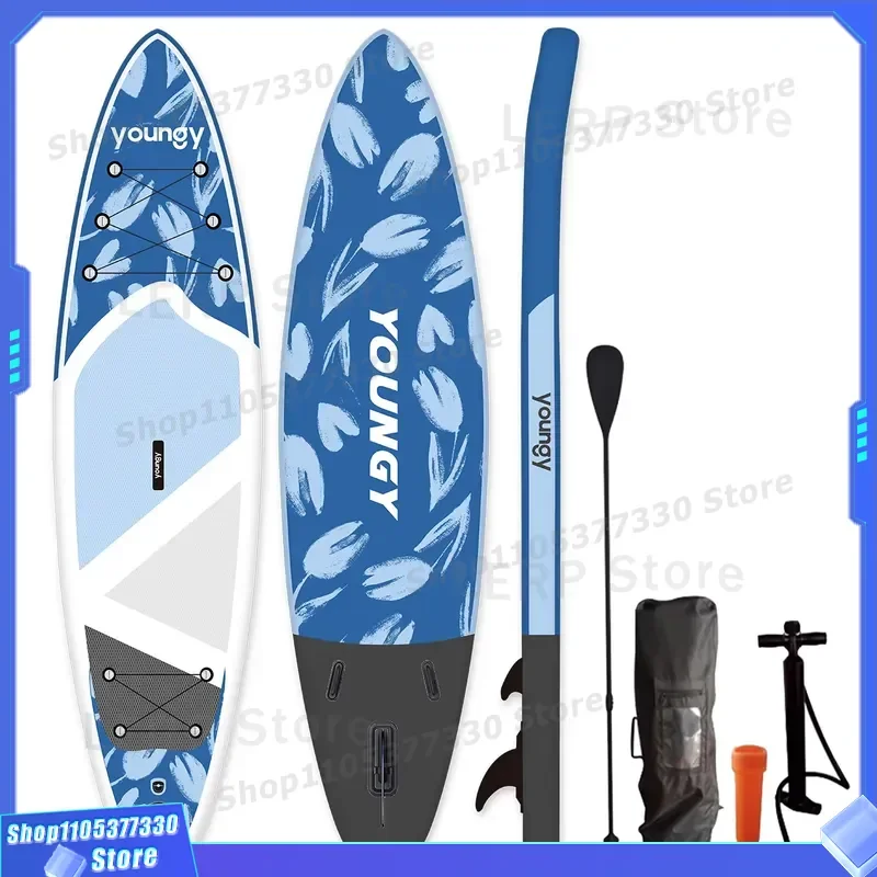 High Quality Custom Paddle Board Inflatable sup Boards Surfing Stand up Surfboard Isup Kayak with Carbon Fiber Paddlr