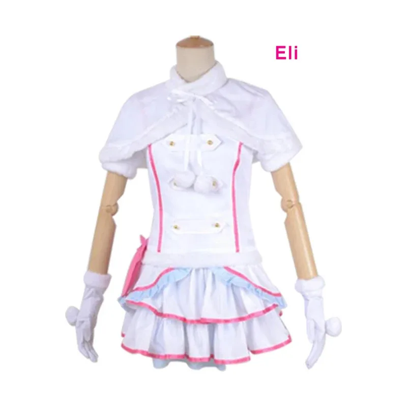 Аниме Lovelive Snow Halation Косплей Маки Уми Нозоми Рин Нико Котори Love Live Косплей Костюм Парик Обувь Зимнее Платье Лолиты Костюм