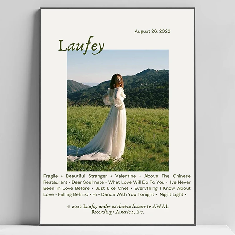 Рисунок 2 - Постер L-Laufey в стиле джазовой певицы