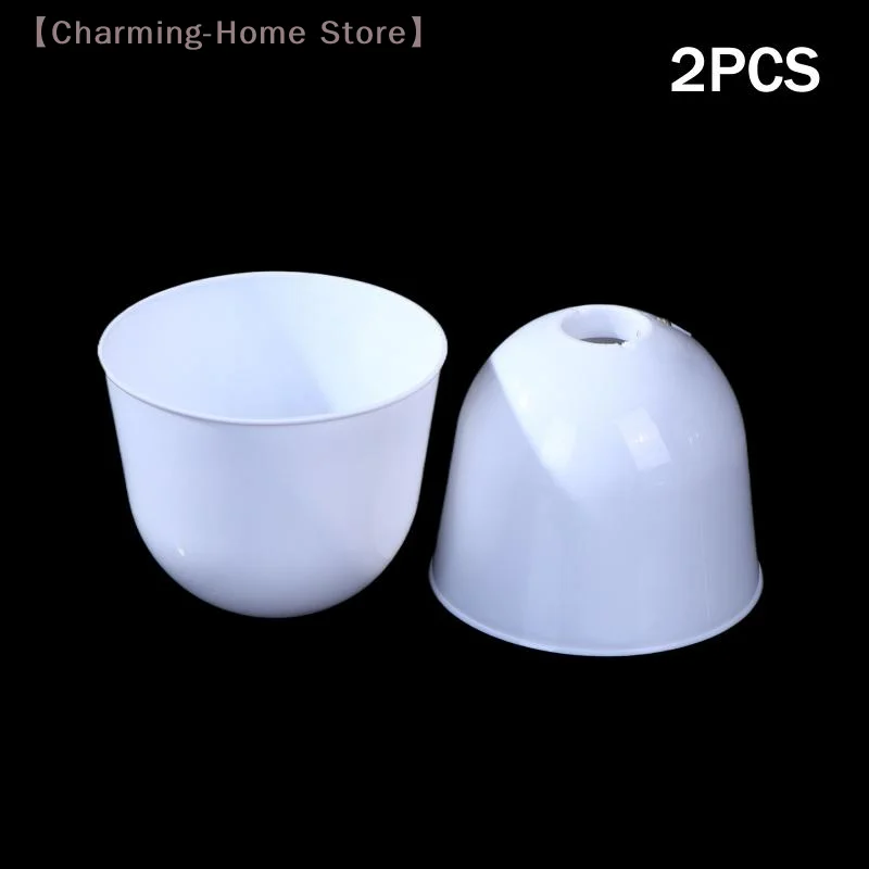 【M】 2 Stück Deckenventilator-Zubehör, Lichtschirm, Gummiabdeckung, Ersatz, 23 mm Loch, weiße Farbe, einfache Installation, breite Kompatibilität