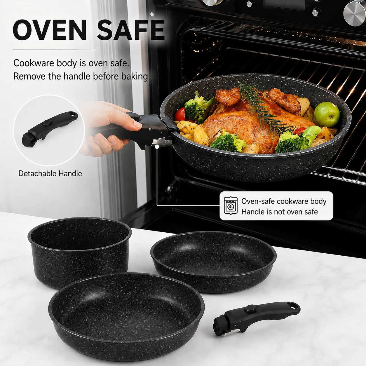 유위즈 4종 논스틱 쿡웨어 세트 탈부착 손잡이 스태커블 - Paella Pan Steel 리뷰 및 가격