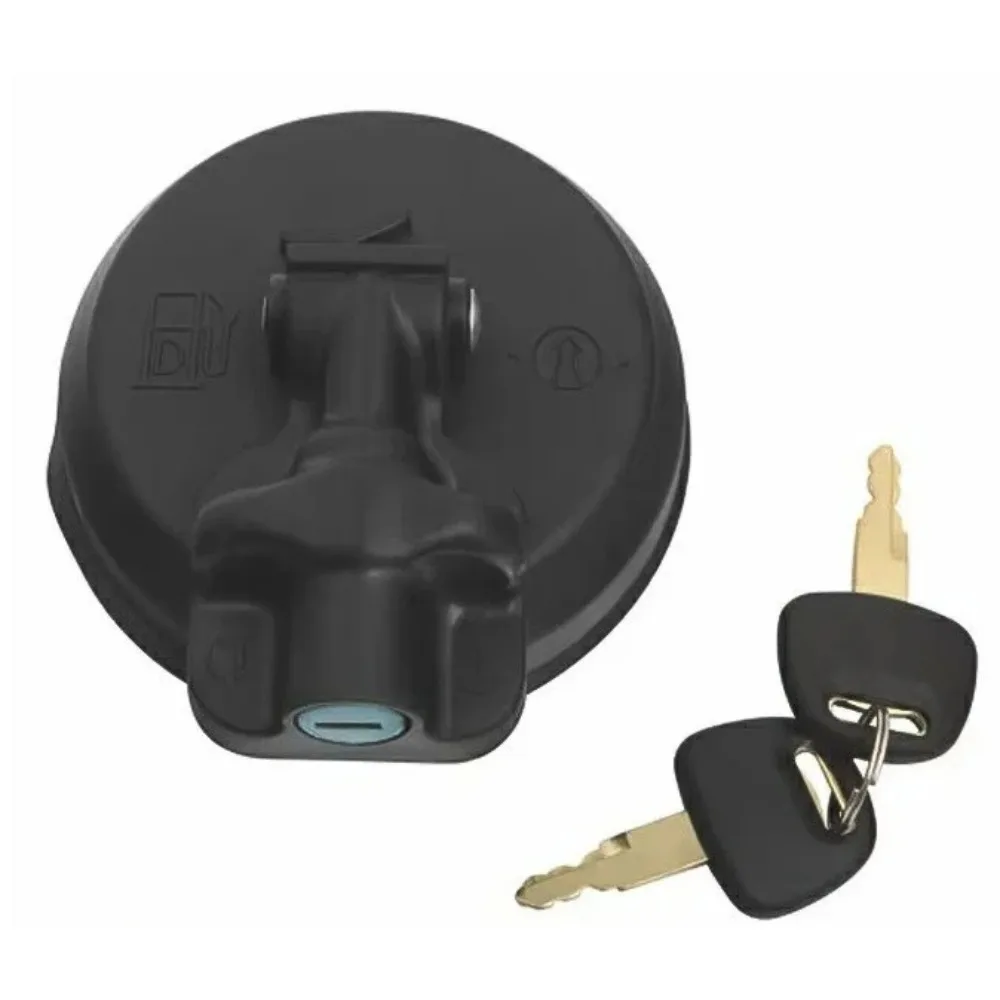 Fuel Tank Cap YA00057006 YA00010024 Replacement For Hitachi ZAX200-5G Excavator Anti-theft Diesel Fuel Filler Cap With 2 Keys