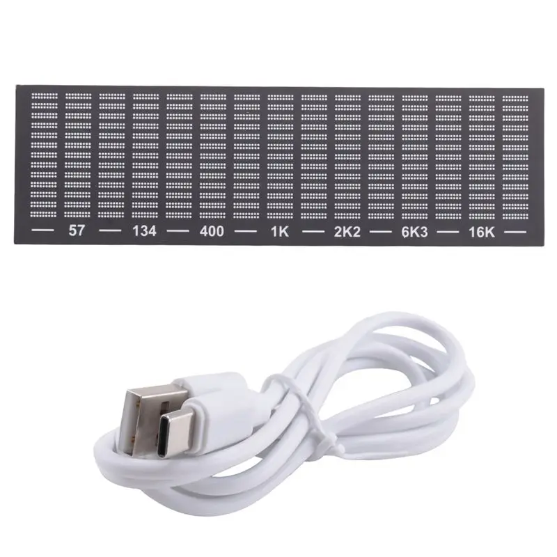 

ABGI-LED Sound-Controlled Music Spectrum Display Pickup Ambient Light Atmospheric Rhythm Light Durable Easy Install