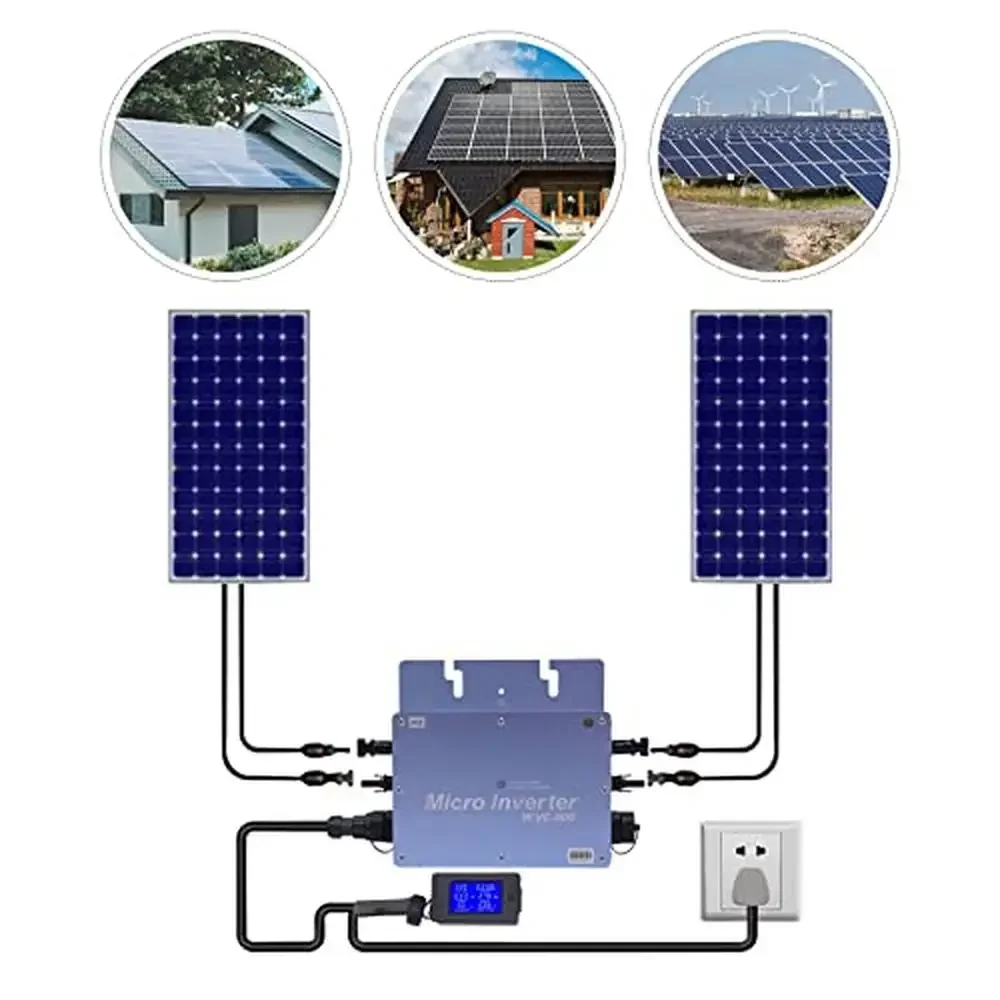 Self-Cooling Micro Inverter with Maximum Power Point Tracking and Six-fold Protection