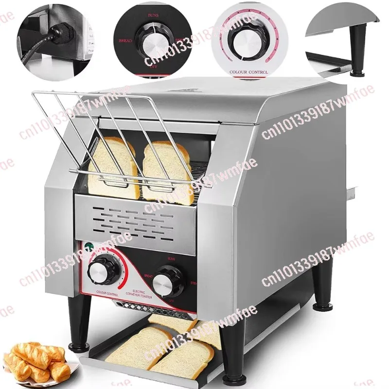Commercial Kitchen Equipment Bagel Sandwich Toaster Electric Bread Toaster Bread Conveyor Hotel Toaster
