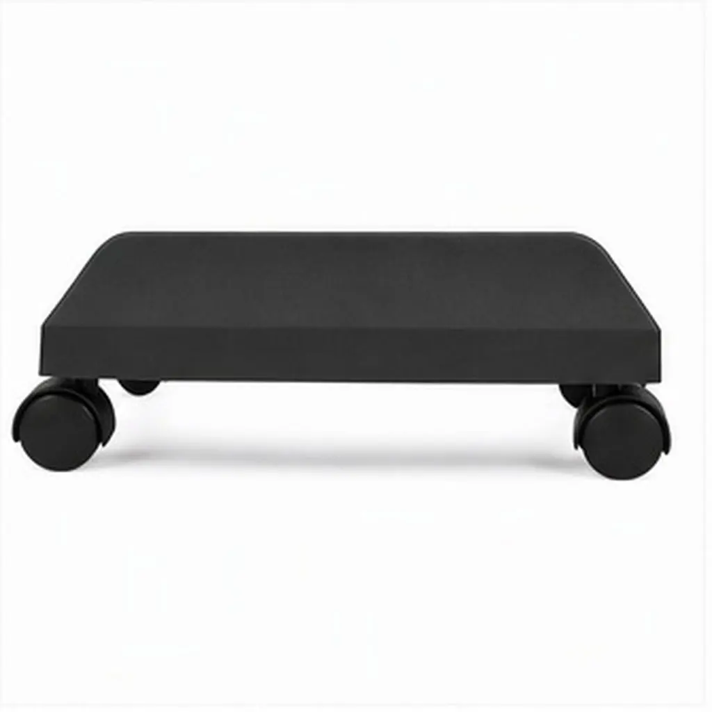 Computer Mainframe Holder Movable Bracket Classic Style Computer Host Cart Universal Wheels Dust Moisture Proof Tower Stand